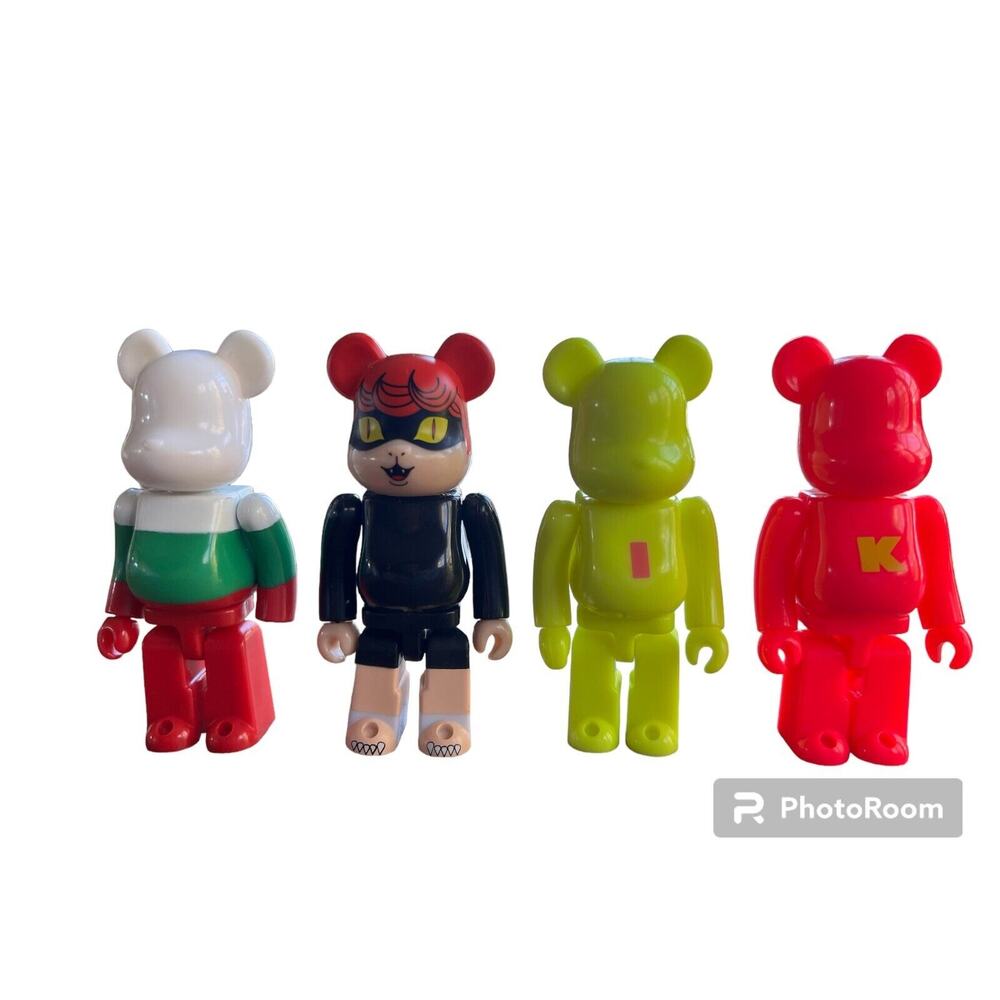 Set of 4 BE@RBRICK Bear Brick Series 36 & Series 37